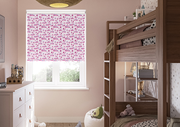 Royal Realm, Bubblegum Pink - Twist&Fit Roller Blind - Image 3